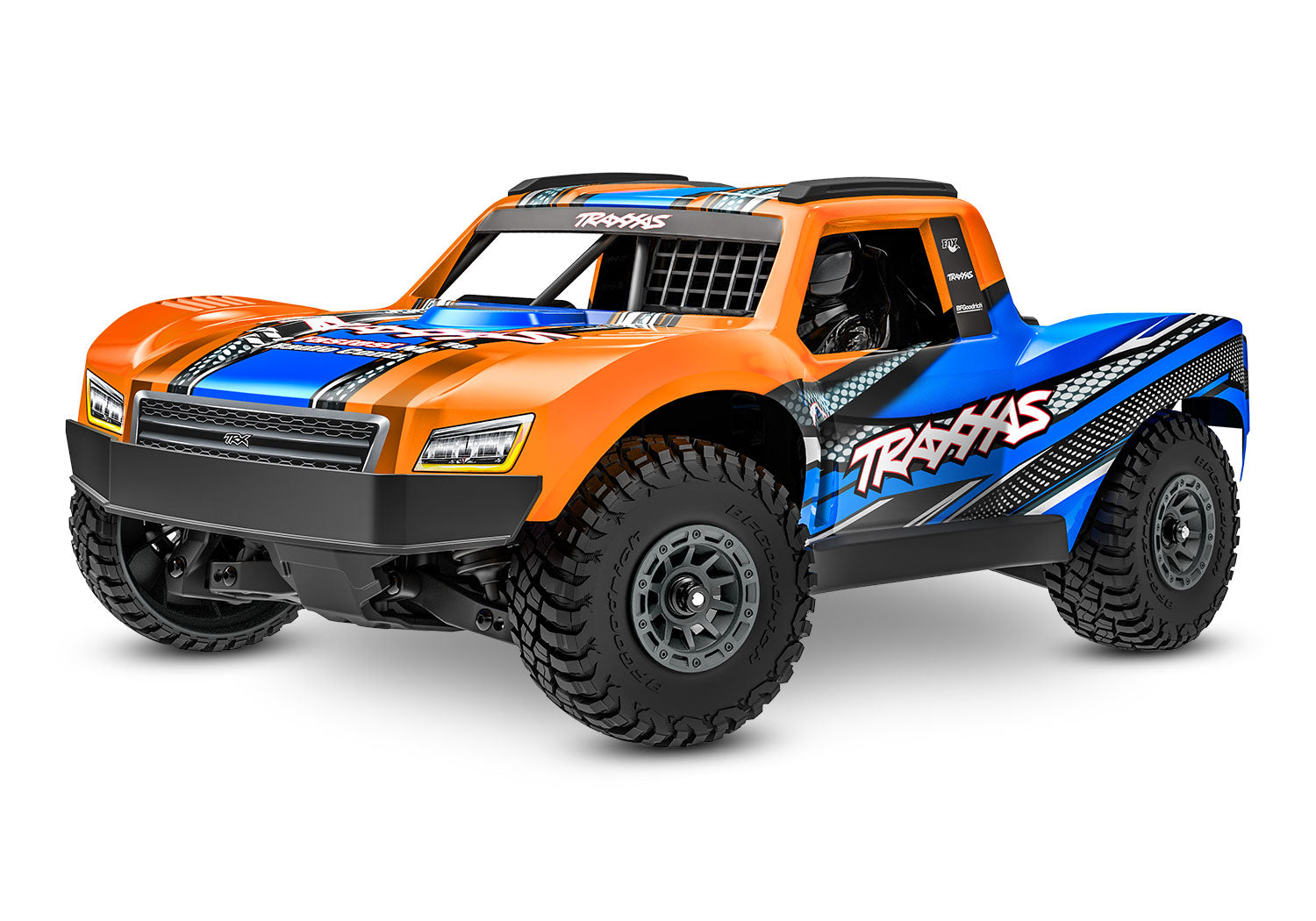 Traxxas Mini Slash® Brushless 1/16 4WD RTR Short Course Truck w/TQ™ 2.4Ghz Radio, Battery - - Traxxas