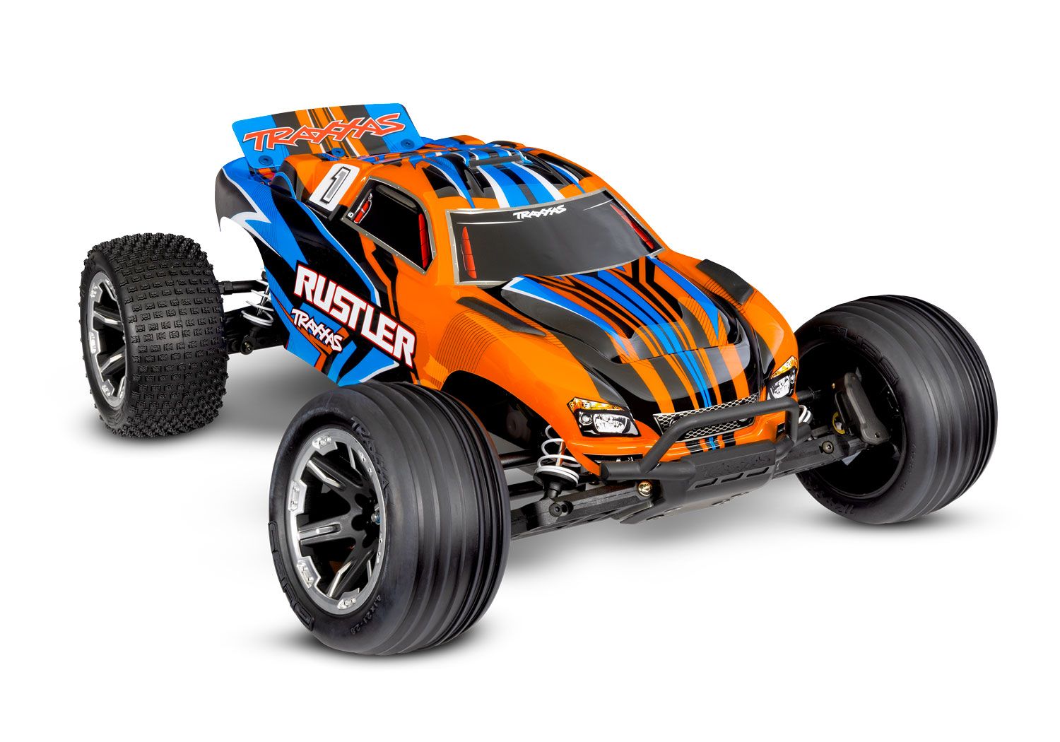 Traxxas Rustler HD 1/10 RTR 2WD Stadium Truck w/ USB-C Charger, XL-5 ESC - - Traxxas
