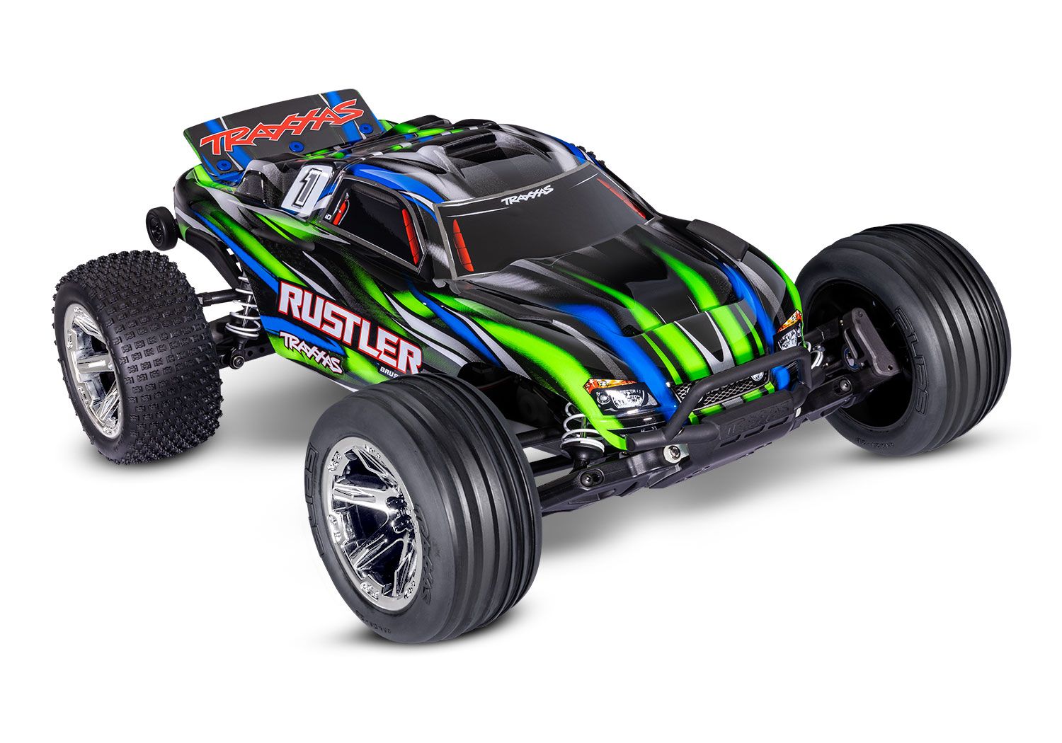 Traxxas Rustler 2WD BL-2s HD - - Traxxas