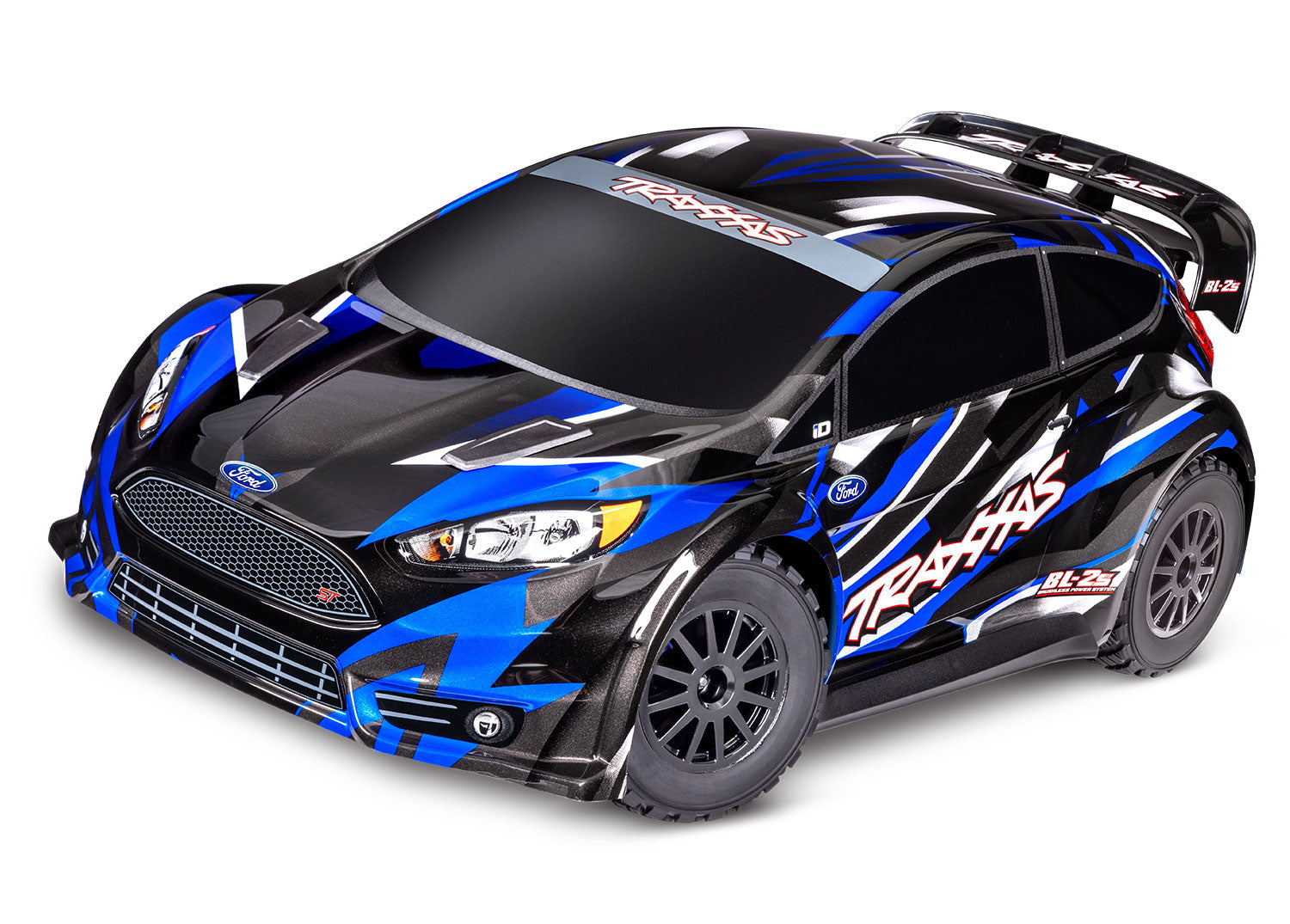 Traxxas Ford® Fiesta® ST Rally Brushless: 1/10 Scale Electric Rally Racer with TQ™ 2.4GHz radio system - - Traxxas