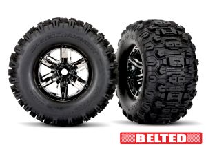 TRAXXAS T&W XMAXX BLK CHRM WHL MAXX AT - - Traxxas