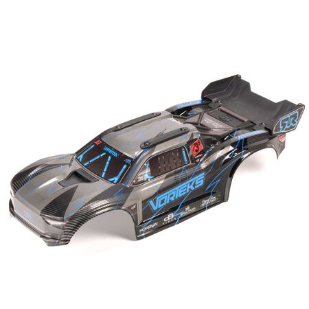 Arrma VORTEKS 2WD Painted Decaled Trimmed Body Set - Hidden Body Mount (Blue/Black) - - Horizon Hobby, Inc.