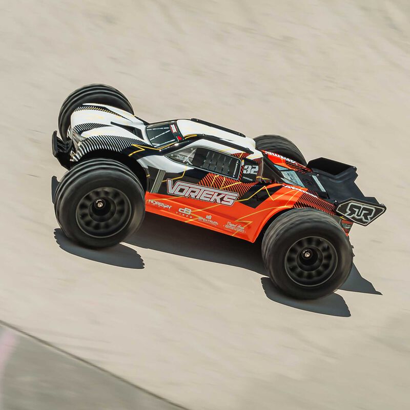 Arrma Vorteks 2WD MEGA 550 RTR Brushed 1/10 Off-Road Stadium Truck w/SLT2 2.4GHz Radio, Battery & Charger - - Horizon Hobbies, Inc.