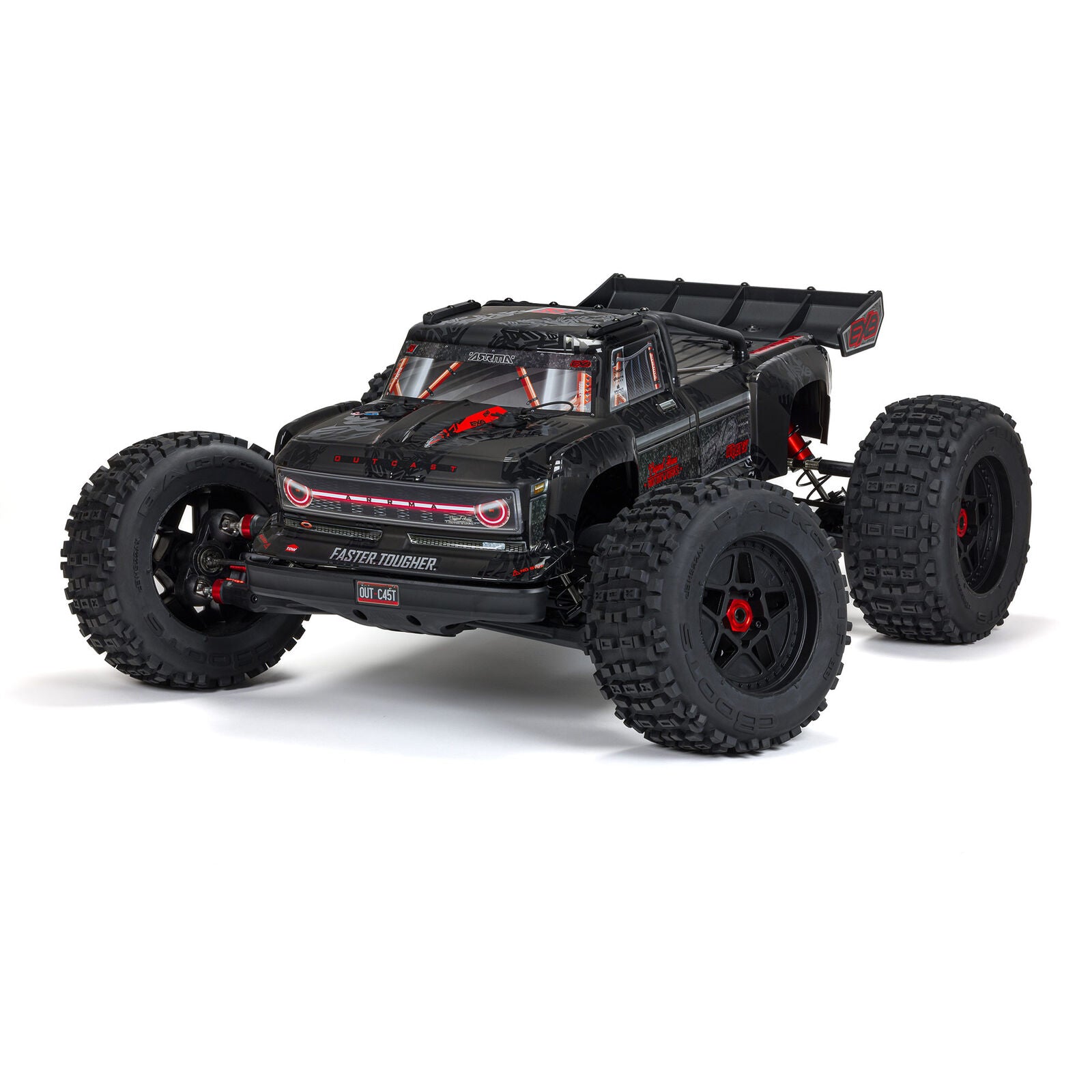 ARRMA 1/5 OUTCAST 4X4 8S BLX EXB Brushless Stunt Truck RTR, Black - - Horizon Hobbies, Inc.