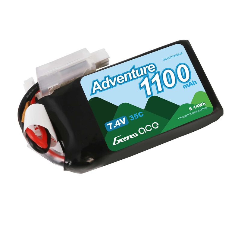 Gens Ace 1100mAh 2S 35C SCX24 - - Horizon Hobbies, Inc.