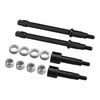 Hot Racing Axial SCX30 +2mm Wide CNC-Machined Hardened Spring Steel Axles Set - - Horizon Hobbies, Inc.