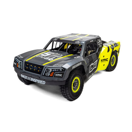 Losi 5IVE-TG 3.0 1/5 4WD RTR Gas Desert Truck (Grey/Yellow) w/2.4GHz Radio & 35.2cc Gasoline Engine - - Horizon Hobbies, Inc.