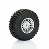 Pro-Line Flat Iron F/R Tires Mounted 12mm Hex Chrome Diablo (4) for Arrma Typhon Grom - - Horizon Hobbies, Inc.