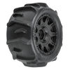 Pro-Line Dumont Pre-Mounted MT 1/18 Tire Set (Black) (4) w/12mm Hex