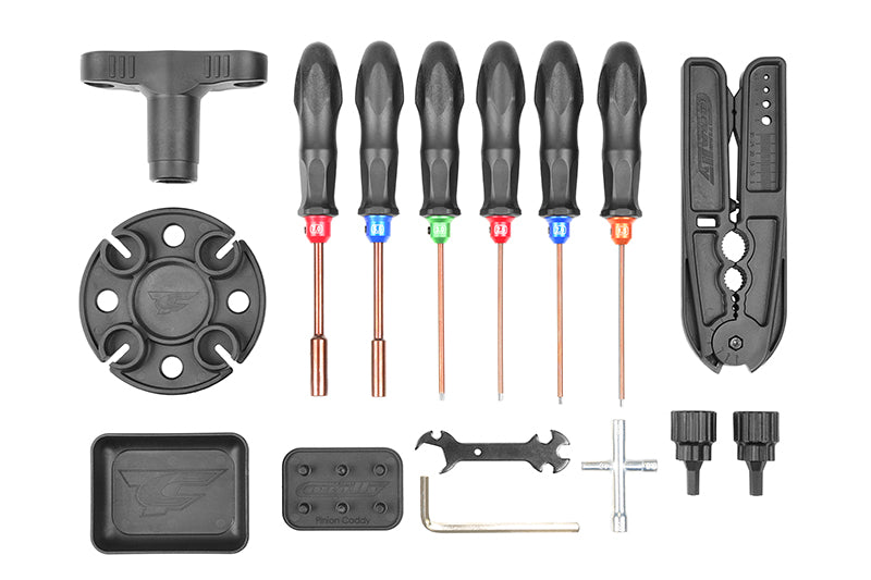 Corally RC Car Tool Set - Includes Tool Bag - 16pcs Total