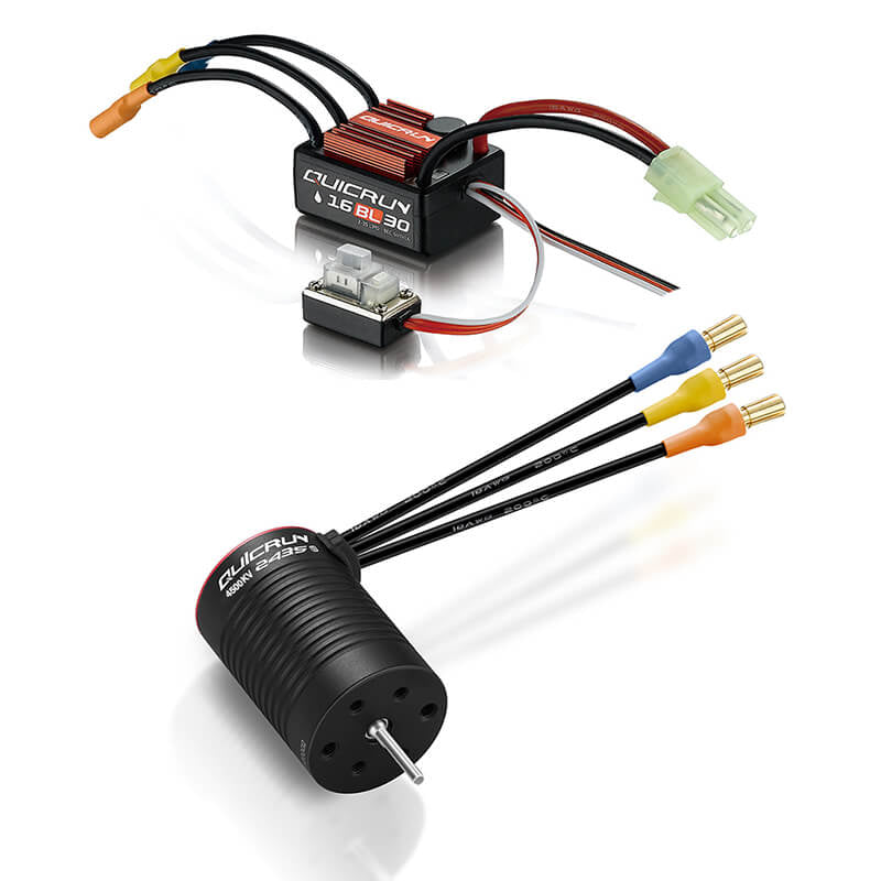Hobbywing QUICRUN COMBO QR16BL30 & 2435SL 4500KV G3 - - HobbyWing North America