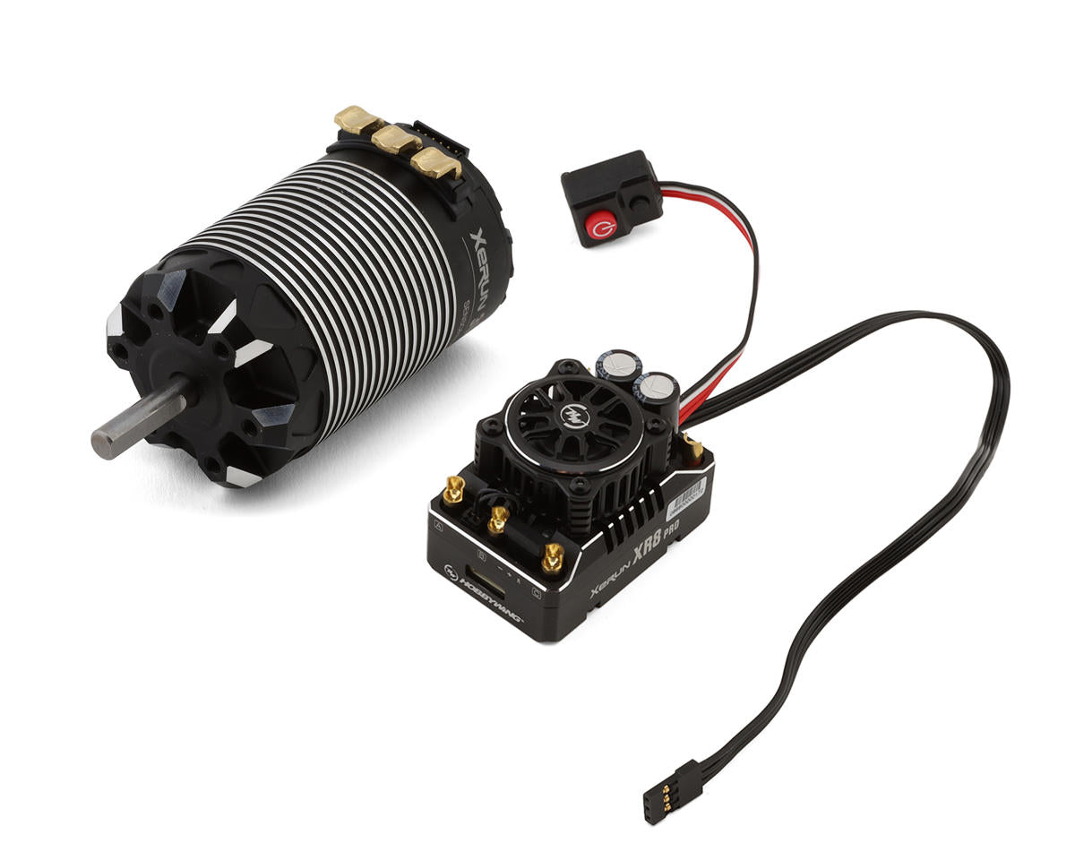 Hobbywing XR8 Pro G3 1/10 4WD SCT Sensored Brushless ESC & 3660SD Motor Combo (3200kV) - - HobbyWing North America