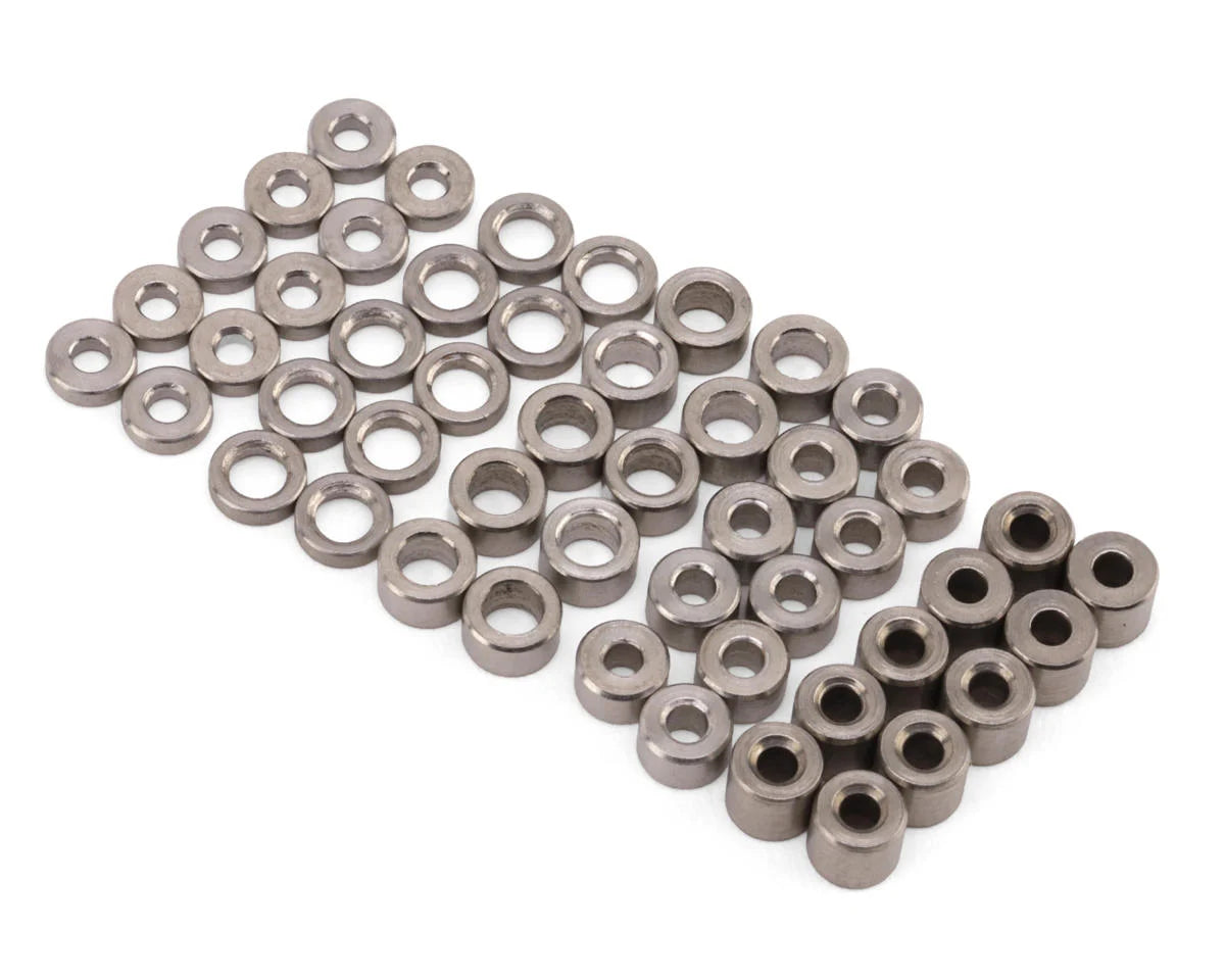 Injora 1.4mm Stainless Steel Spacers Set (50Pcs) - - AMain Distributing