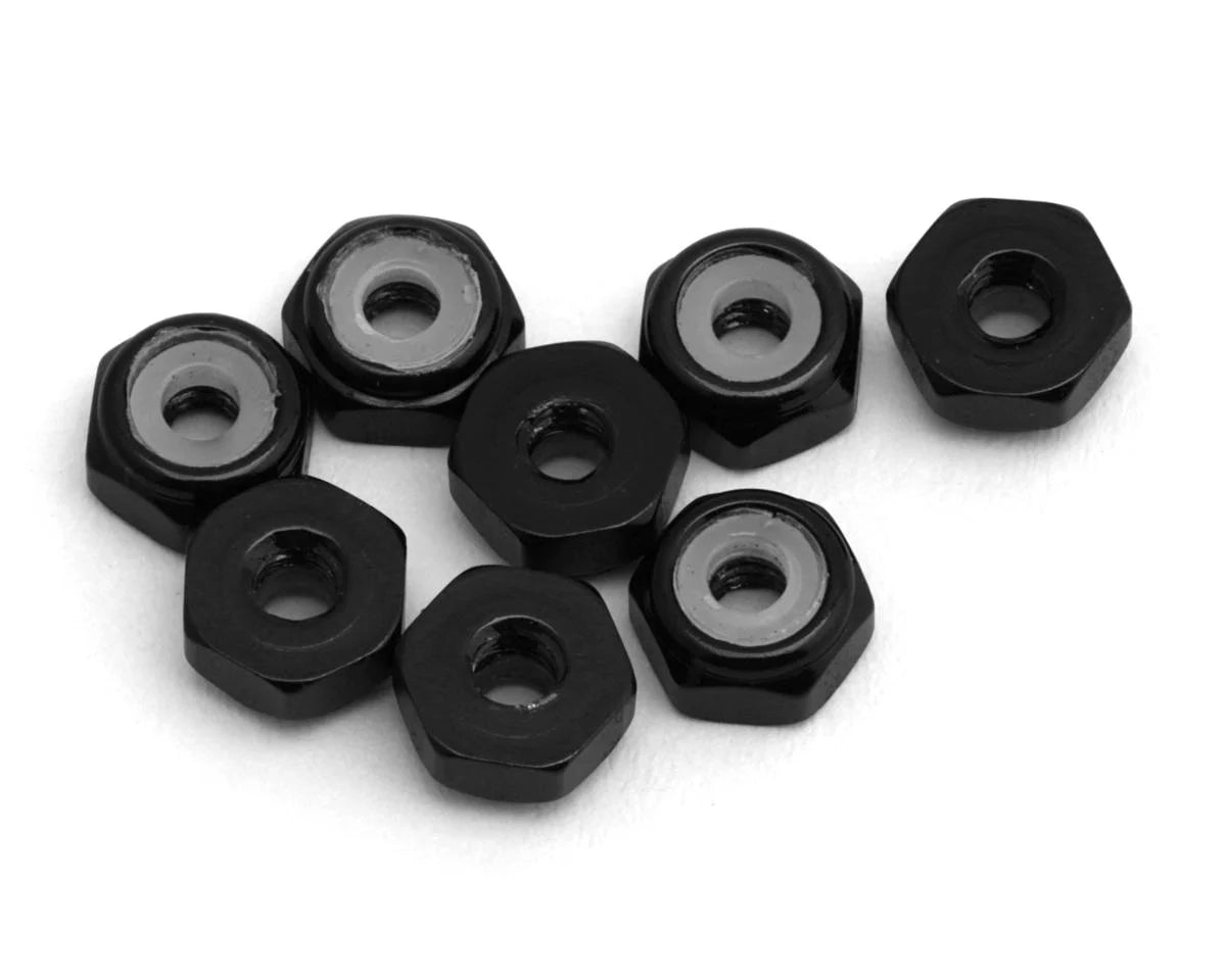 Kyosho 2mm Aluminum Ny-Lock Nuts (8) - - AMain Distributing