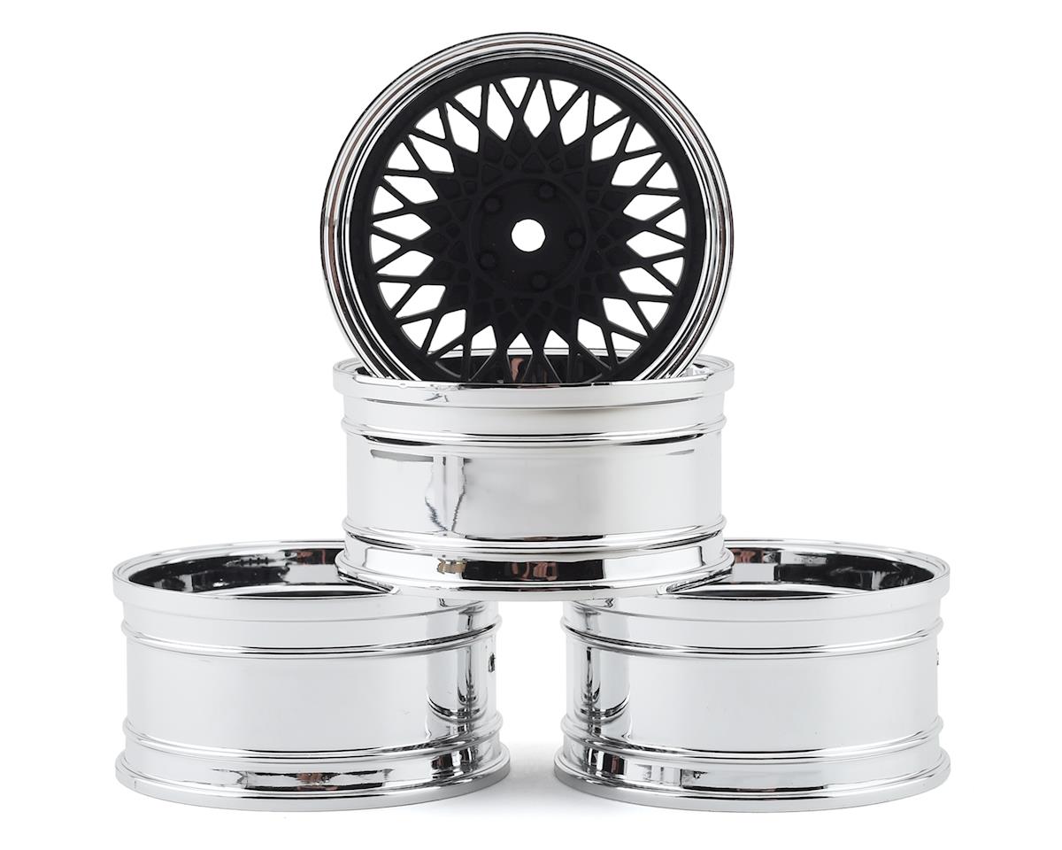 MST 501 Wheel Set (Flat Black) (4) (Offset Changeable) w/12mm Hex - - AMain Distributing
