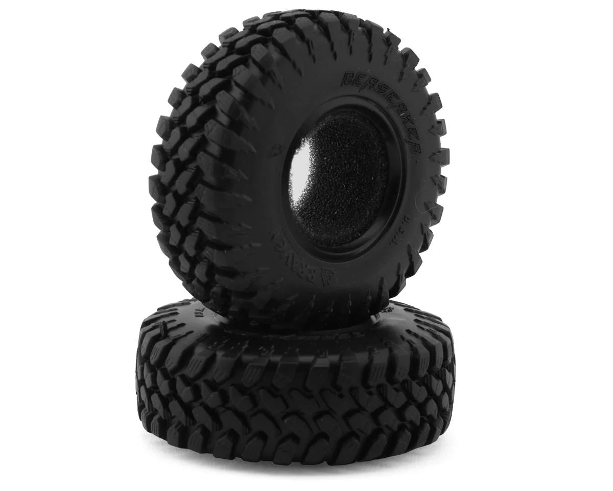 Pit Bull Tires 1.0" Braven Berserker Micro Crawler Tires (2) (Alien) w/Foam Inserts - - AMain Distributing