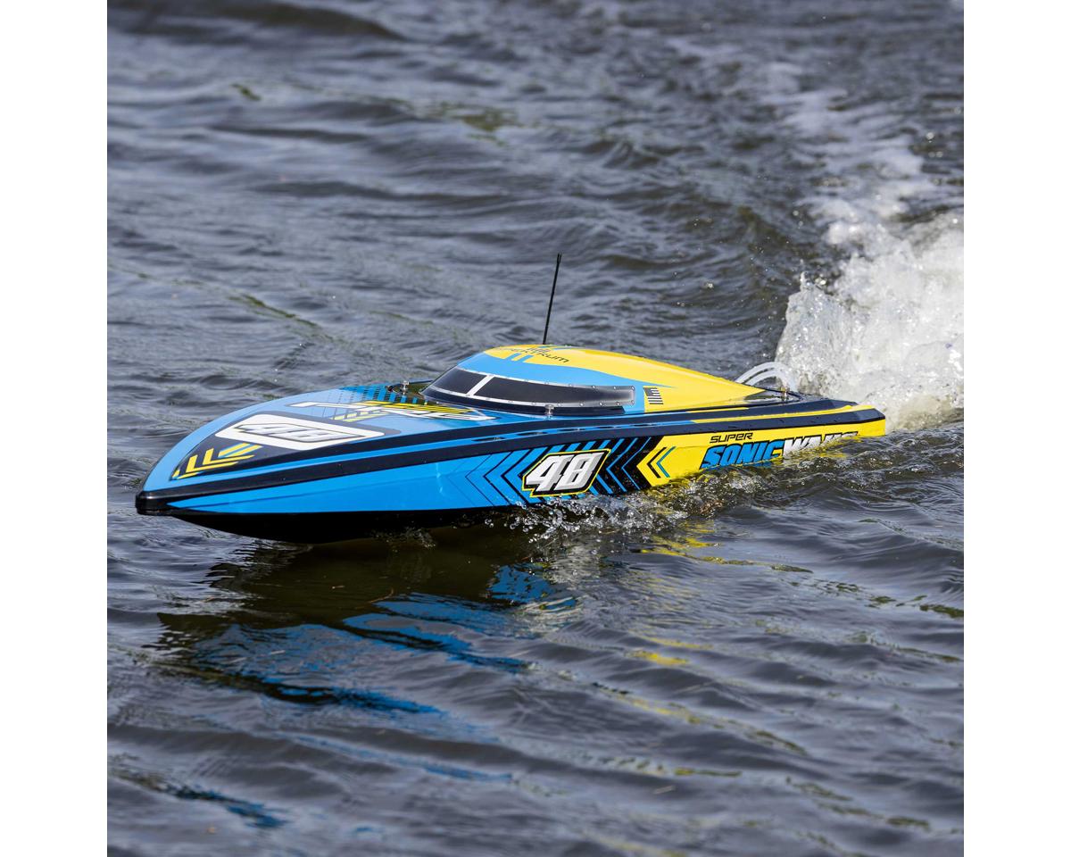 Pro Boat Super Sonicwake 48" 8S Brushless Deep-V RTR Self-Righting Boat w/DX3 2.4GHz Radio - - Horizon Hobbies, Inc.