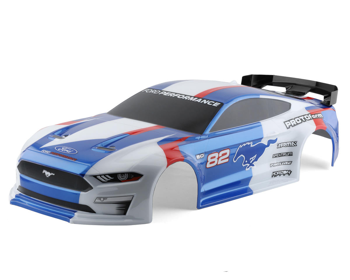 Protoform 2021 Ford Mustang Pre-Painted 1/8 On-Road Body (Blue) (3S/Mega Vendetta & Infraction) - - Horizon Hobbies, Inc.