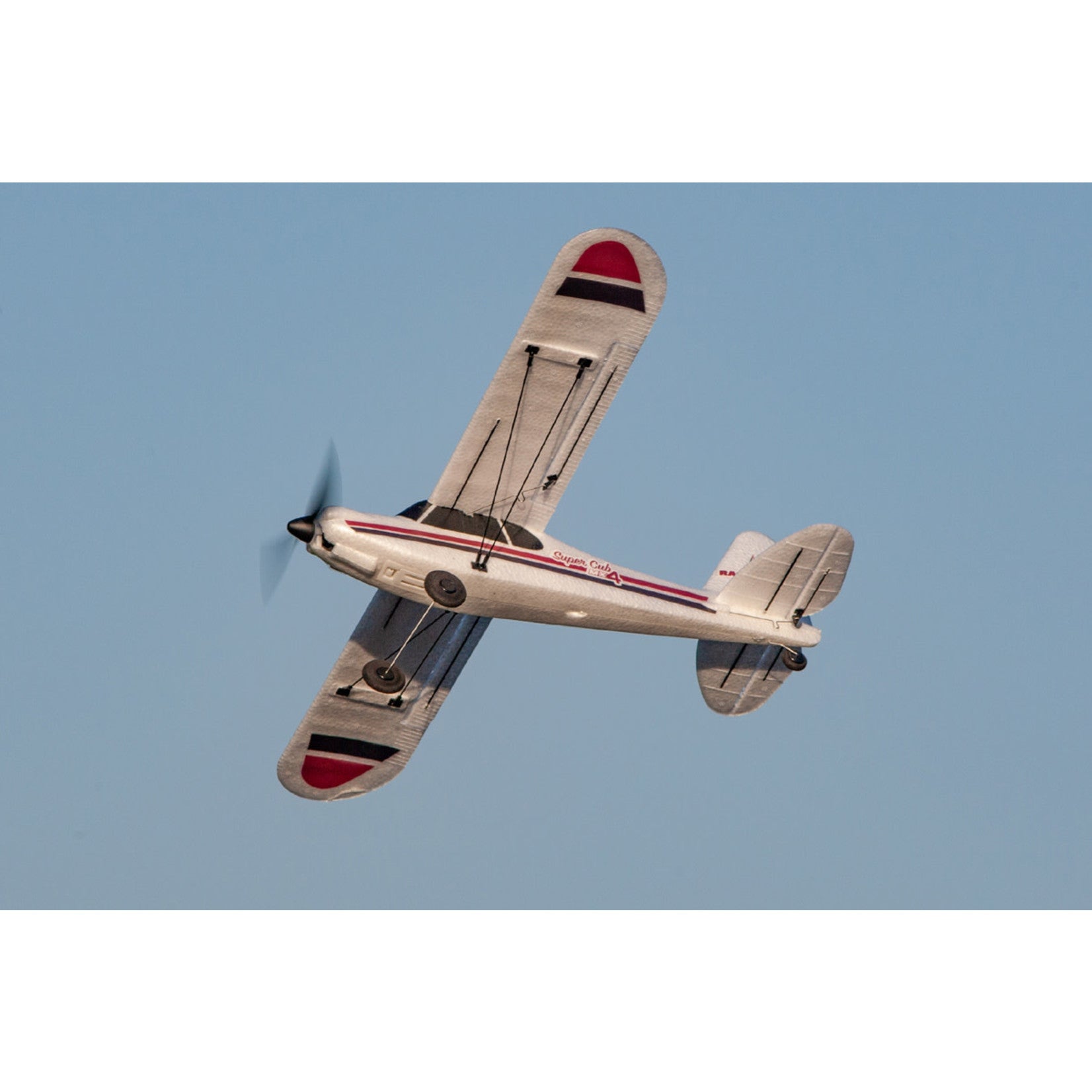 Rage RC Super Cub Mx4 Micro Ep 4-Channel Rtf Airplane With Pass System - - HRP Distributing, Inc.