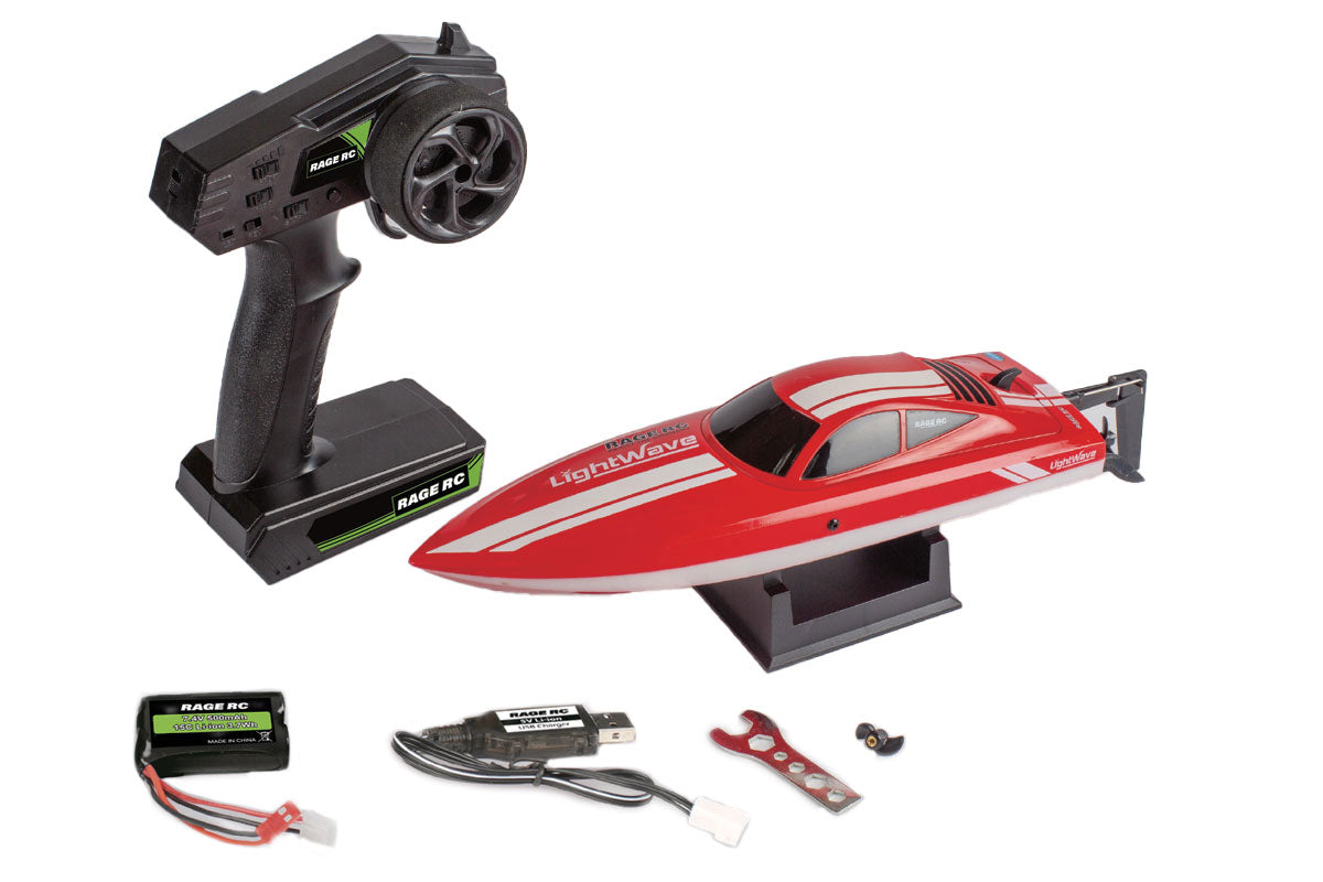 Rage R/C LightWave Electric Micro RTR Boat - - HRP Distributing, Inc.