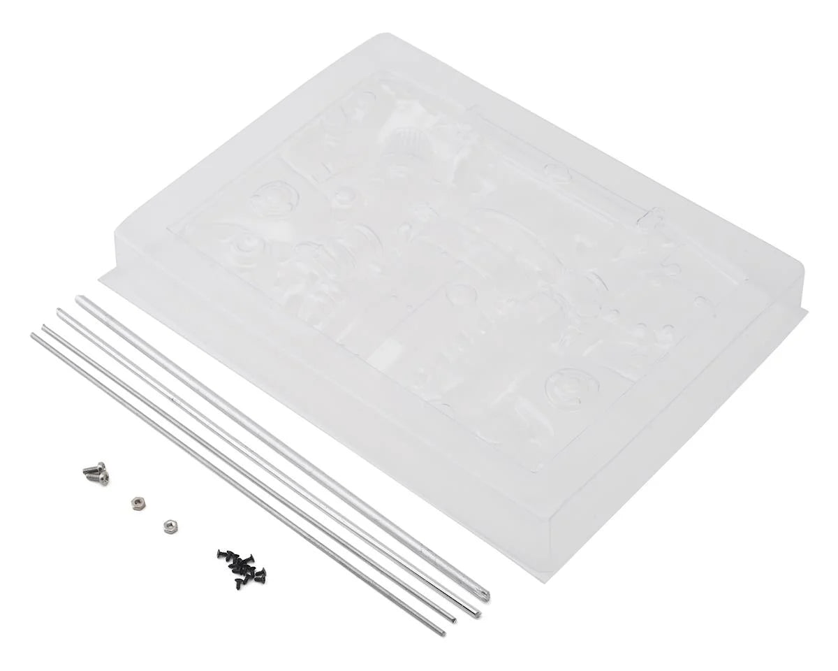 Sideways RC Scale Drift SR20 Engine Bay (Clear) - stpatty - AMain Distributing