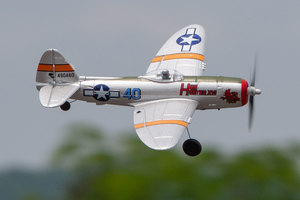 RAGE RC P-47 Thunderbolt Micro RTF Airplane with PASS (Pilot Assist Stability Software) - - HRP Distributing, Inc.