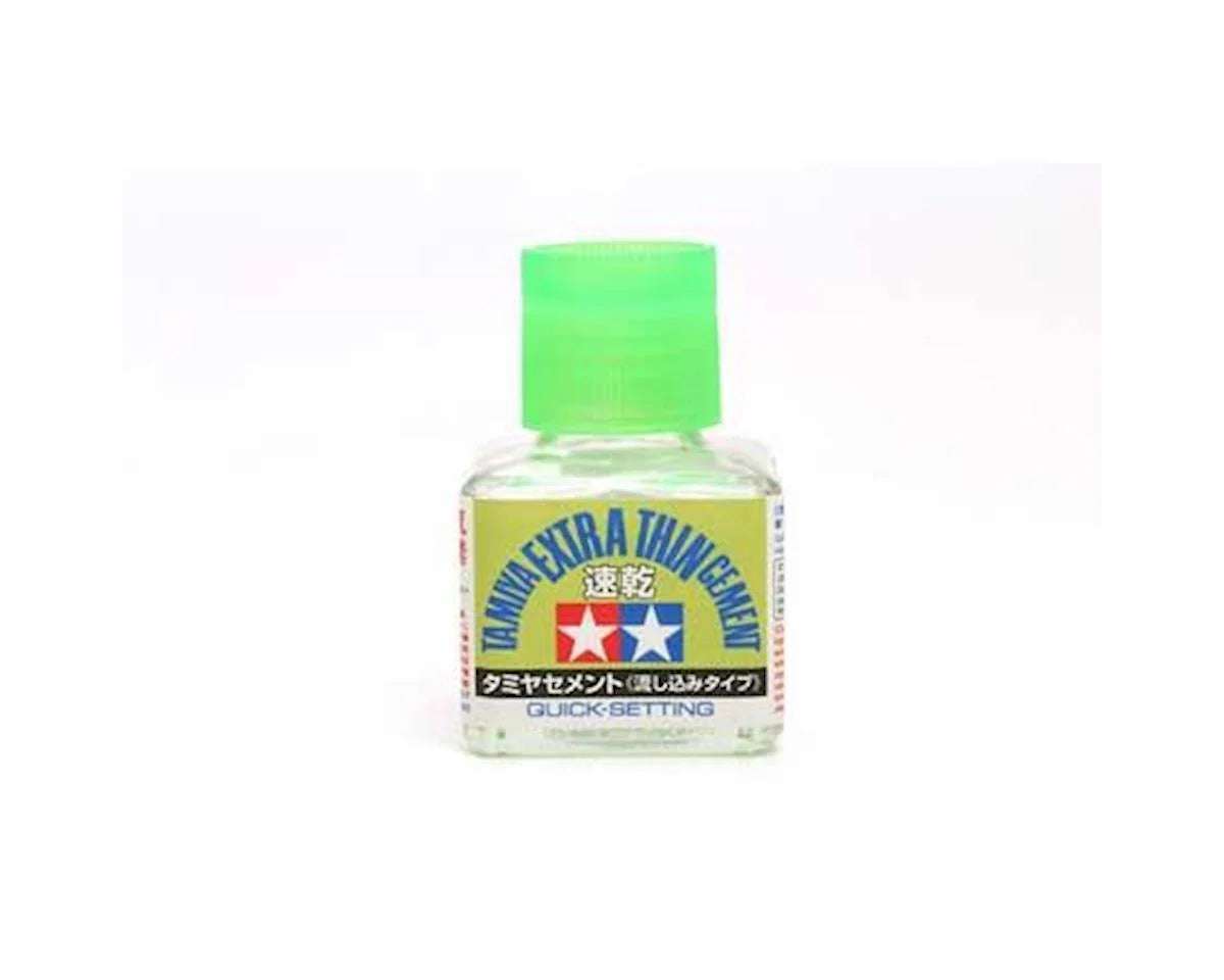 Tamiya Extra-Thin Quick-Setting Cement (40ml) - - AMain Distributing