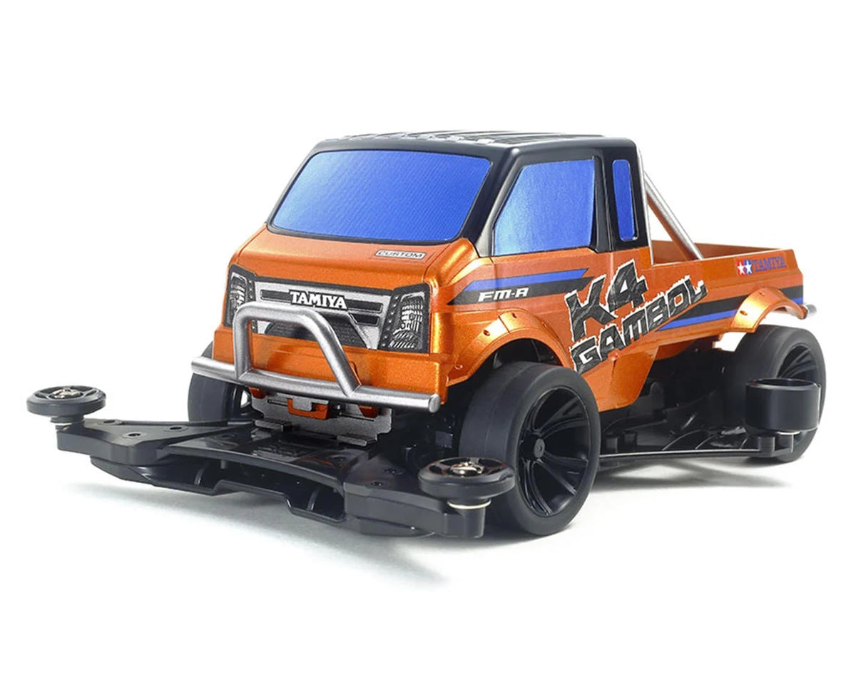 Tamiya 1/32 K4 Gambol FM-A Chassis Mini 4WD Kit (Silver Metallic) - - AMain Distributing
