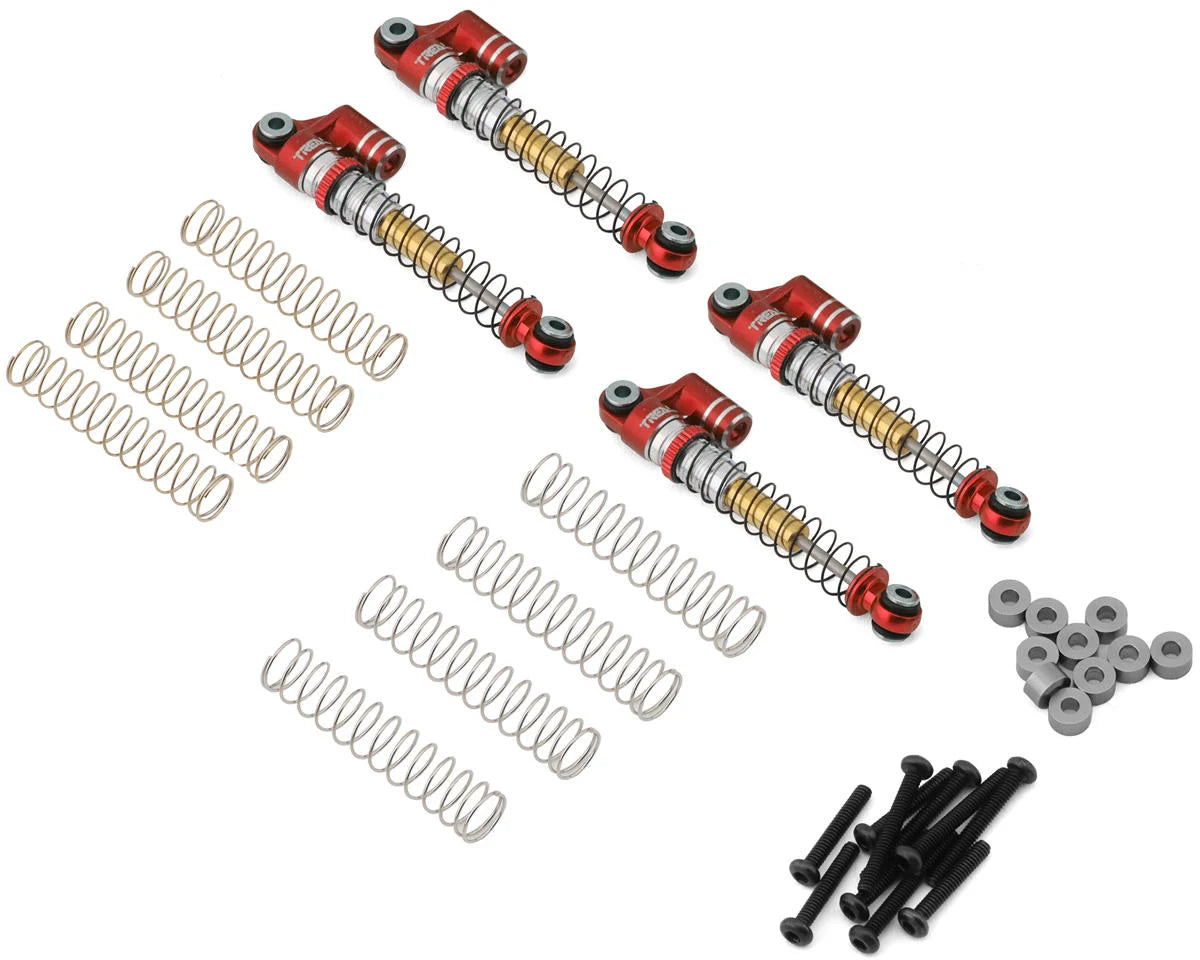 Treal Hobby FCX24 Threaded Double Barrel Aluminum Shocks (43mm)(4) - - AMain Distributing