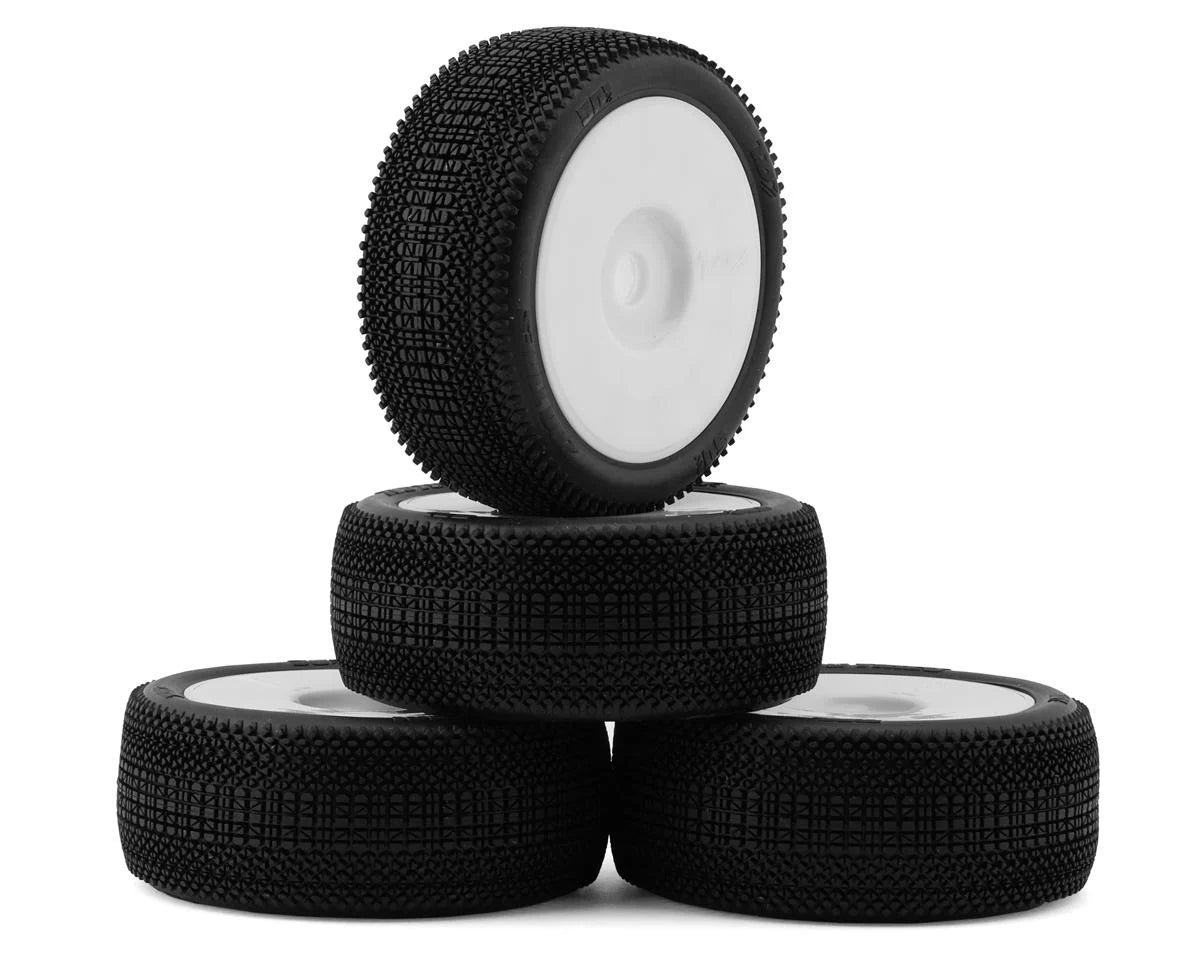 TZO Tires 501 1/8 Buggy Non-Glued Tire Set (White) (4) (Super Soft) - - AMain Distributing