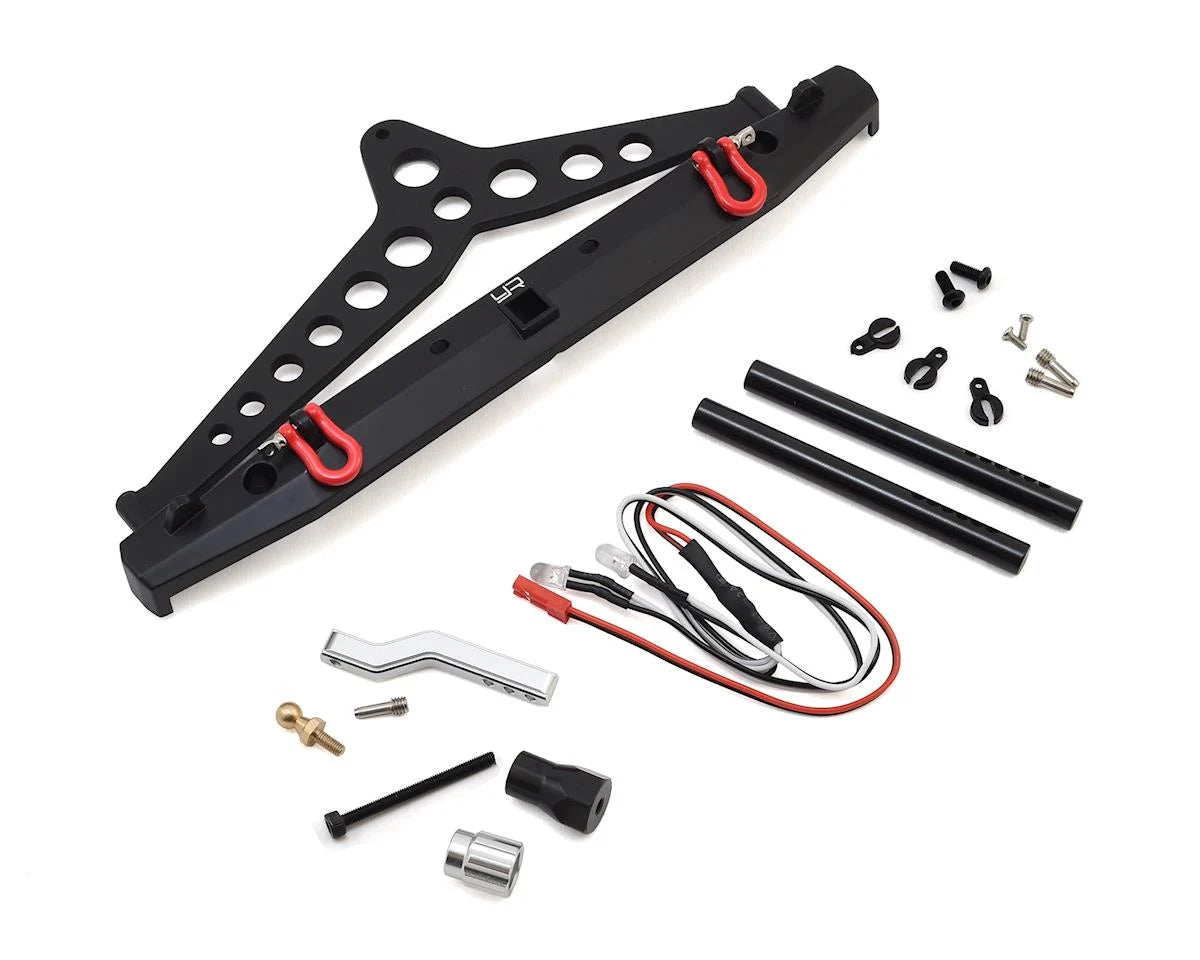 Yeah Racing Aluminum Rear Bumper w/Spare Tire Mount - stpatty - AMain Distributing