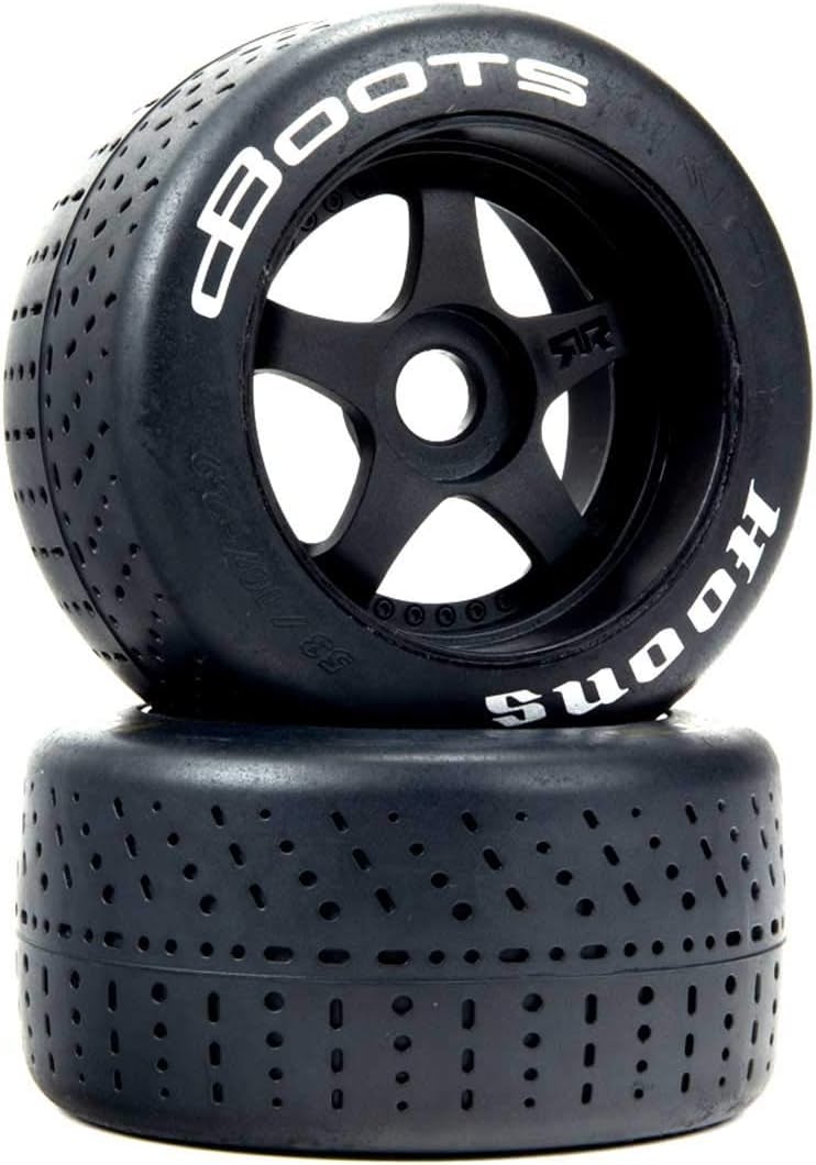 ARRMA dBoots Hoons 53/100 2.9 Pre-Mounted Belted Tires, White, 17mm Hex, 5-Spoke (2) - - Horizon Hobbies, Inc.