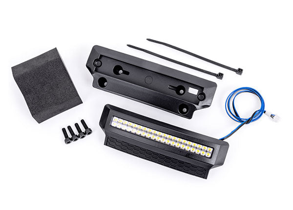 TRAXXAS Bumper, front (body) (with LED lights)/ bumper mount (fits #9511 body) - - Traxxas