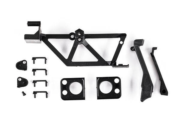 TRAXXAS TRX4M Door handles (4)/ light mounts, front (left & right)/ light retainers, front bumper (left & right)/ fuel cap/ snorkel/ spare tire mount (fits #9712 body) - - Traxxas