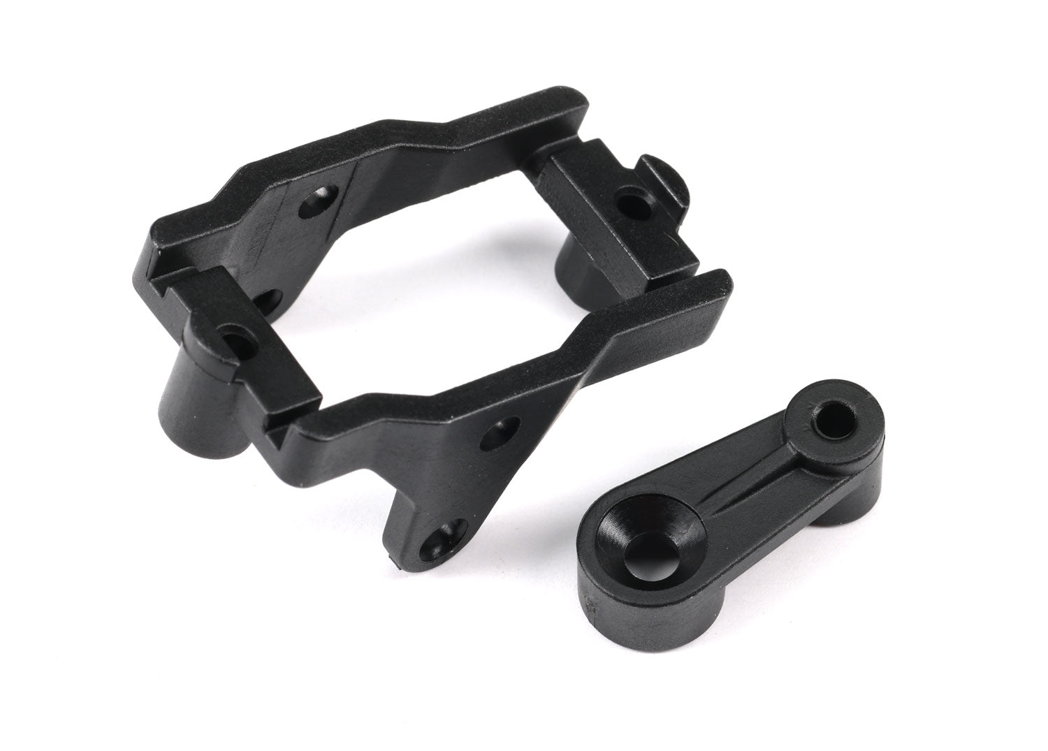 TRAXXAS TRX4M Servo mount, steering/ servo horn - - Traxxas
