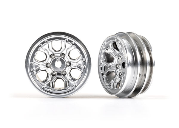 TRAXXAS Wheels, 1.0' (black) (2) - - Traxxas