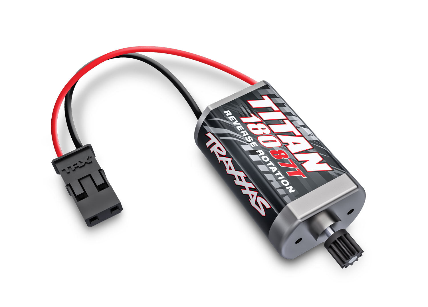 TRAXXAS TRX4M Motor, Titan® 87T (87-turn, 180 size)/ pinion gear, 11-tooth (metal) - - Traxxas