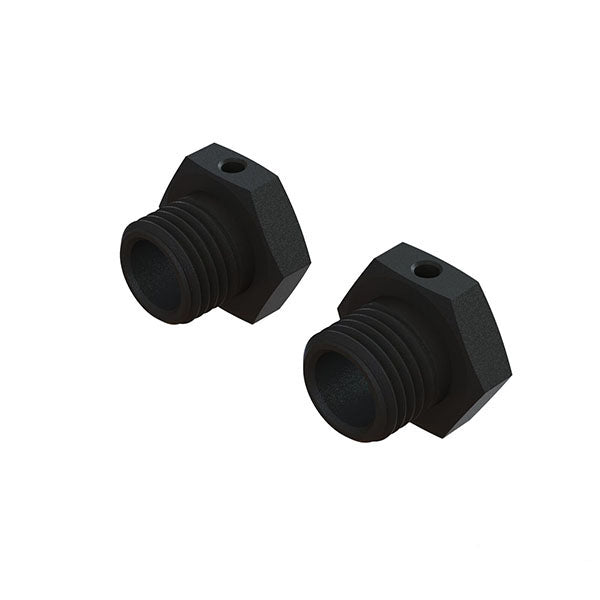 Arrma Aluminum Wheel Hex 17mm - 14.6mm Thick, Black (2) - Parts - Horizon Hobbies, Inc.