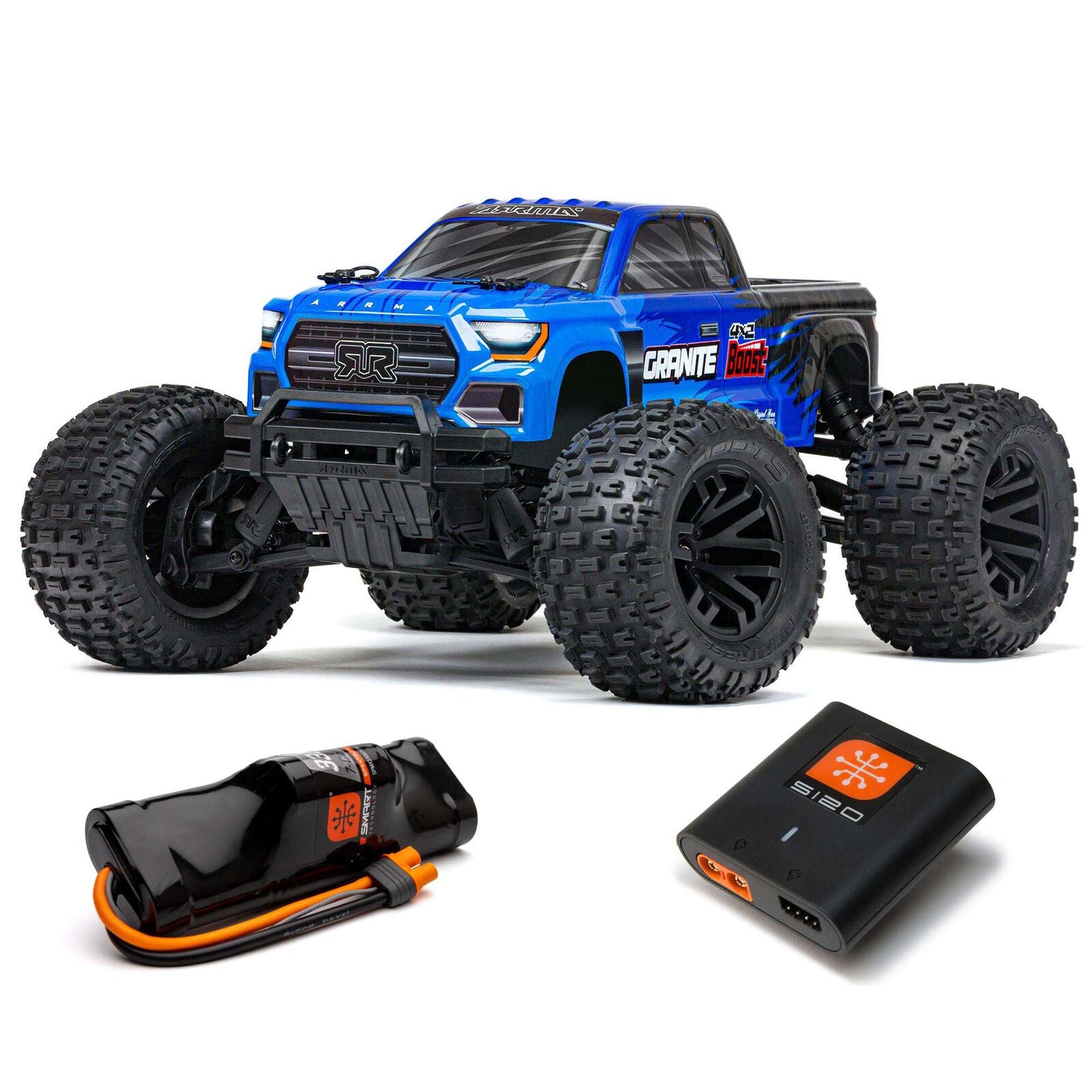 Arrma Granite 4X2 BOOST 1/10 Electric RTR Monster Truck w/SLT2 2.4GHz Radio, Battery & Charger - - Horizon Hobbies, Inc.