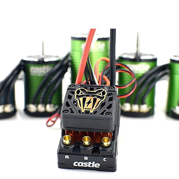 Castle Creations Copperhead 10 Waterproof 1/10 Sensored Combo w/1412 (3200Kv) (SCT Edition) - Remote Control Toys - Castle Creations