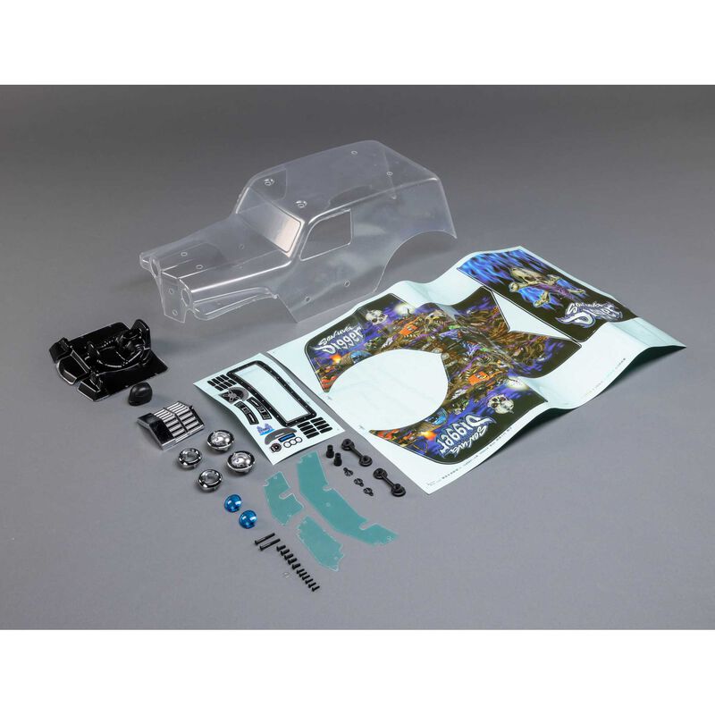 LOSI SonUvaDigger LMT Clear Body - Remote Control Toys - Horizon Hobbies, Inc.