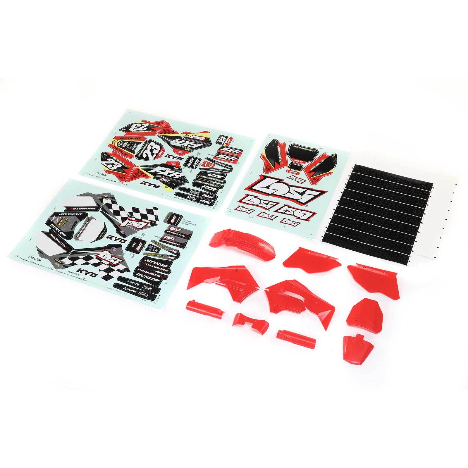 Losi Promoto-MX Plastics with Wraps - - Horizon Hobbies, Inc.