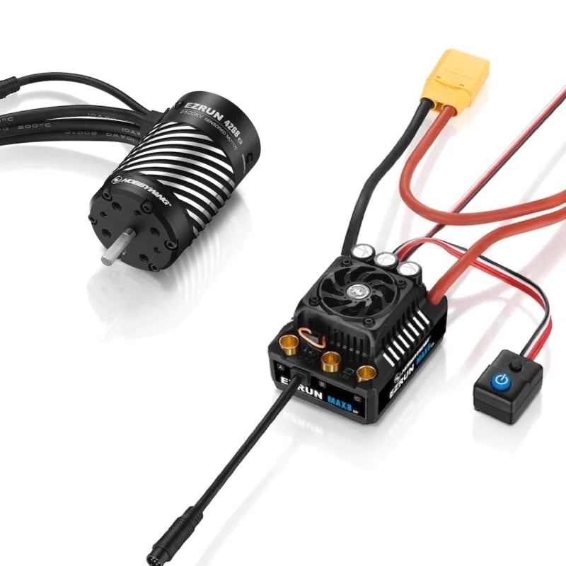 EZRUN Max8 G2 + 4268SD motor (3-4S) - - HobbyWing North America
