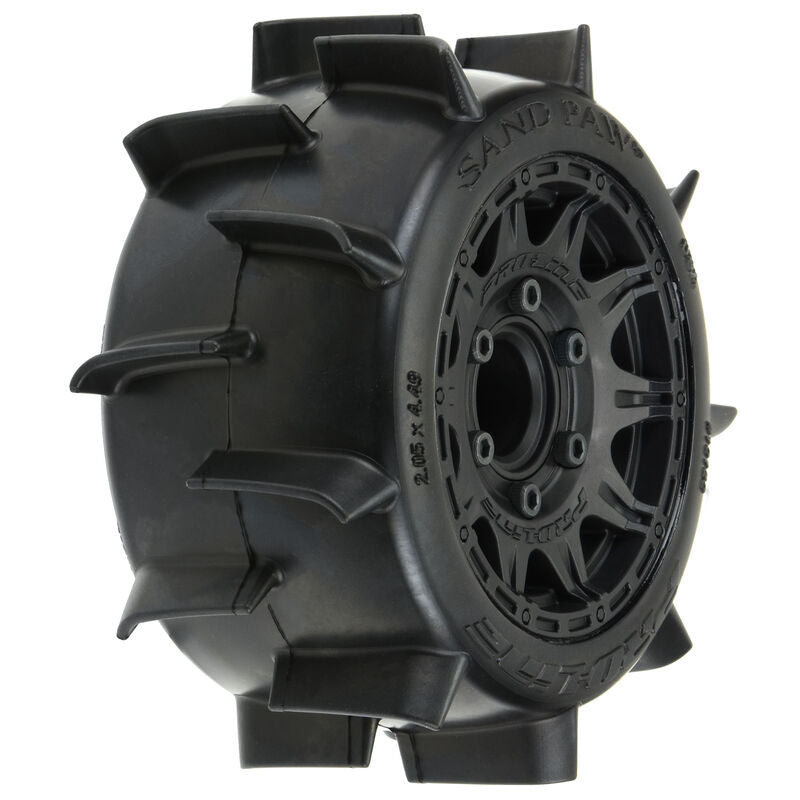 Pro-Line 30 Series Sand Paw LP 2.8 w/Raid Electric Rear Wheels (2) (Black) (Z3) - Remote Control Toys - Horizon Hobbies, Inc.