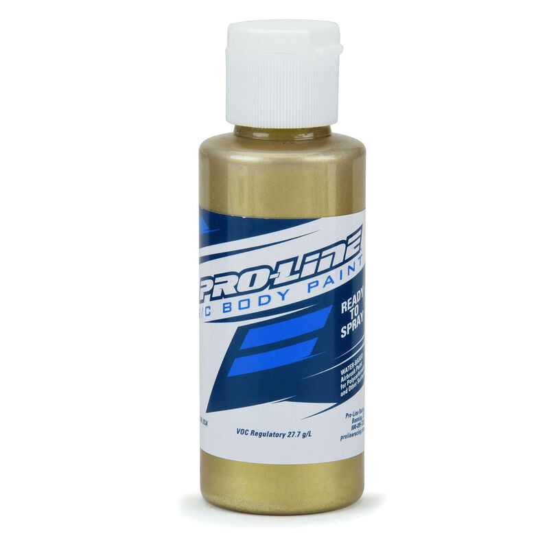 Pro-Line RC Body Airbrush Paint (Metallic Gold) (2oz) - Remote Control Toys - Horizon Hobbies, Inc.
