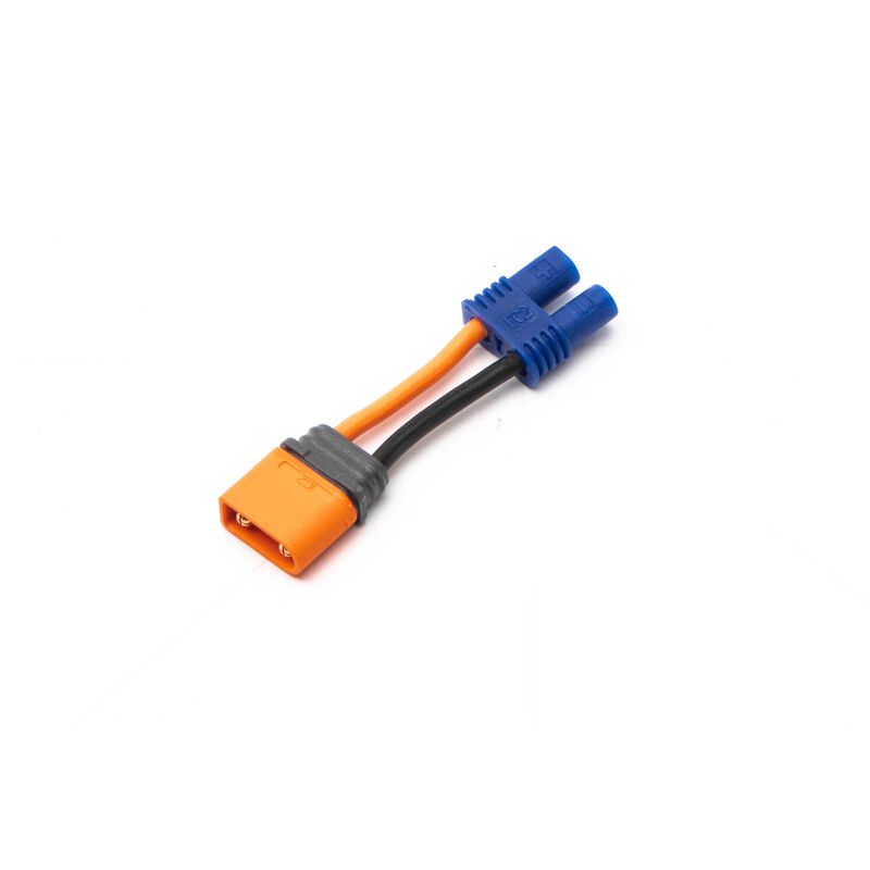 Spektrum RC IC2 Device to EC2 Battery Adapter (IC2 Male to EC2 Female) - Remote Control Toys - Horizon Hobbies, Inc.