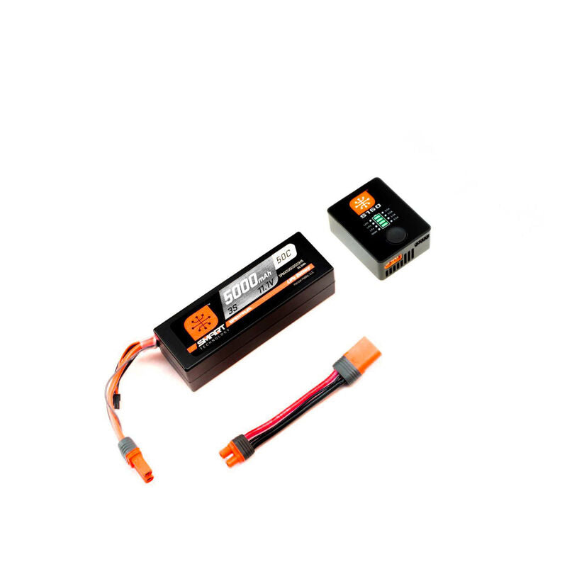 Spektrum RC Smart PowerStage 3S Bundle w/3S Smart LiPo Hard Case Battery (5000mAh) (Discontinued) - Remote Control Toys - Horizon Hobbies, Inc.