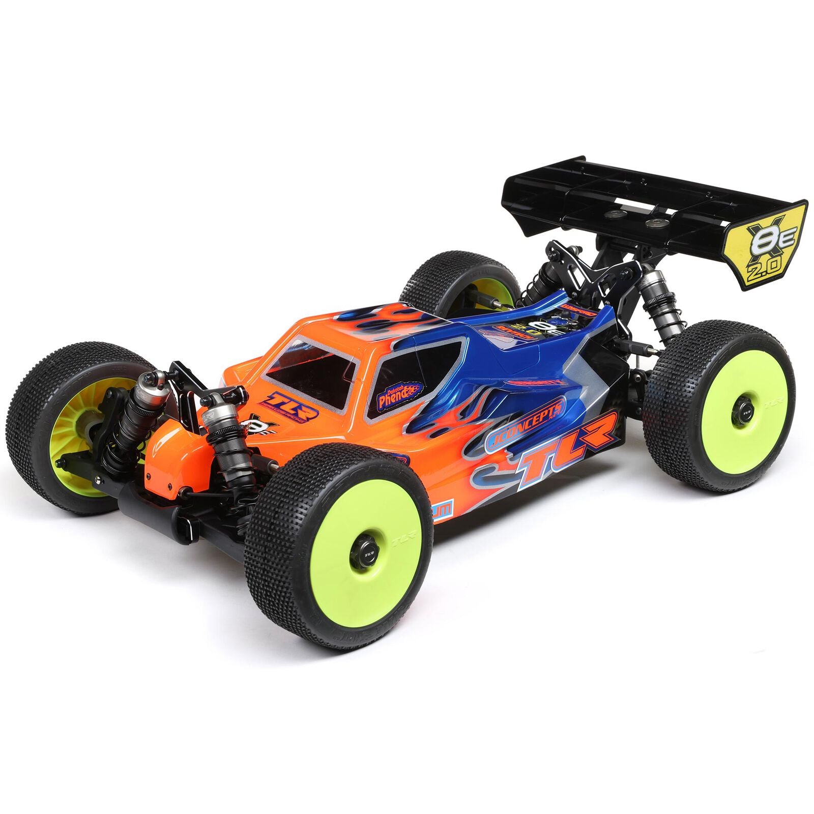 Team Losi Racing 8IGHT-X/E 2.0 Combo Nitro/Electric 1/8 4x4 Off-Road Buggy Kit - - Horizon Hobbies, Inc.