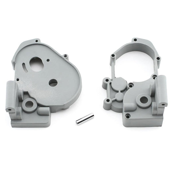 Traxxas Gearbox Halves w/Idler Shaft (Gray) - Remote Control Toys - Traxxas