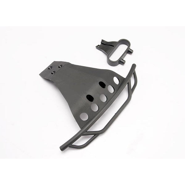 Traxxas Front Bumper & Mount (Black) - Remote Control Toys - Traxxas